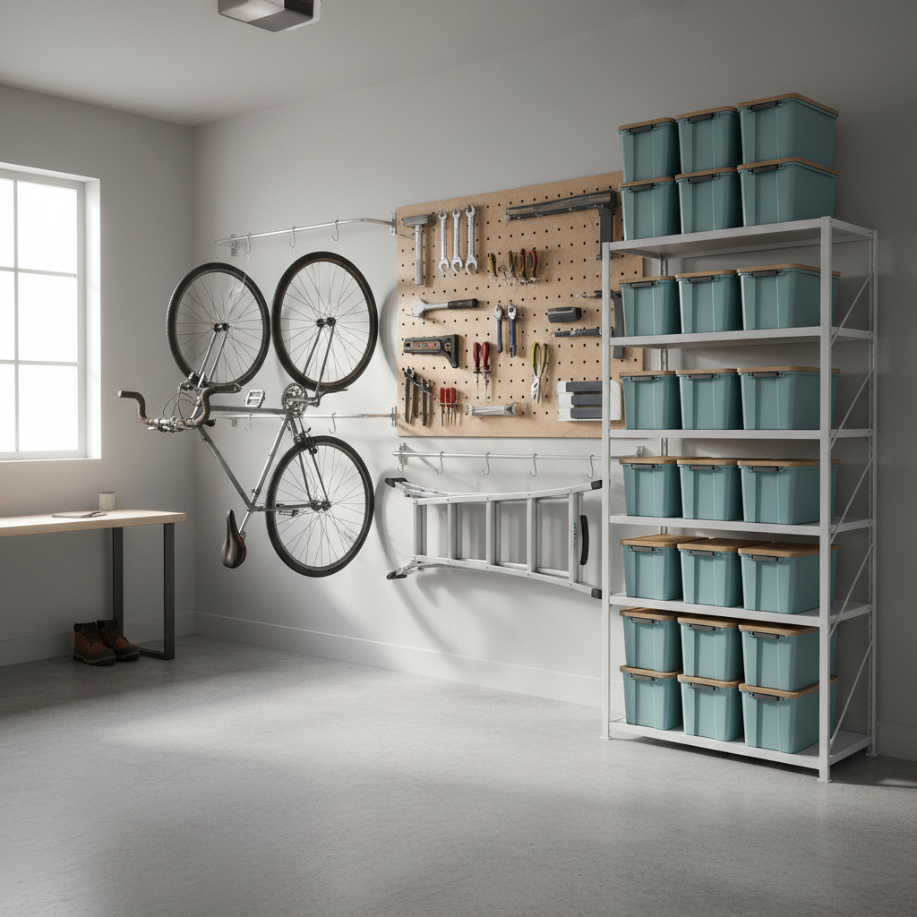 Organiser son garage : solutions de rangement mural efficaces
